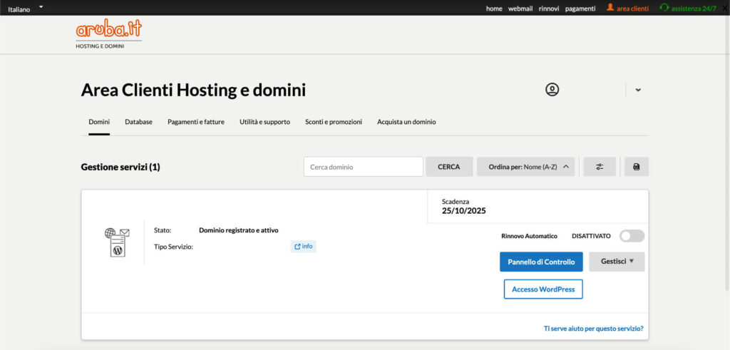 Are-clienti-hosting-e-domini-Aruba-Gestione-servizi-e-pannello-di-controllo