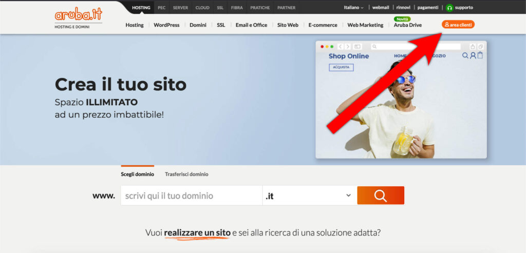 Aruba.it-Crea-il-tuo-sito-Area-clienti